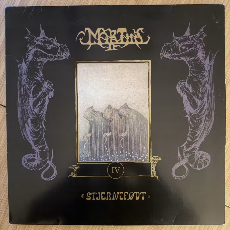 MORTIIS Stjernefødt (White vinyl) (Dark Dungeon - Sweden original) (VG+/NM) 12"