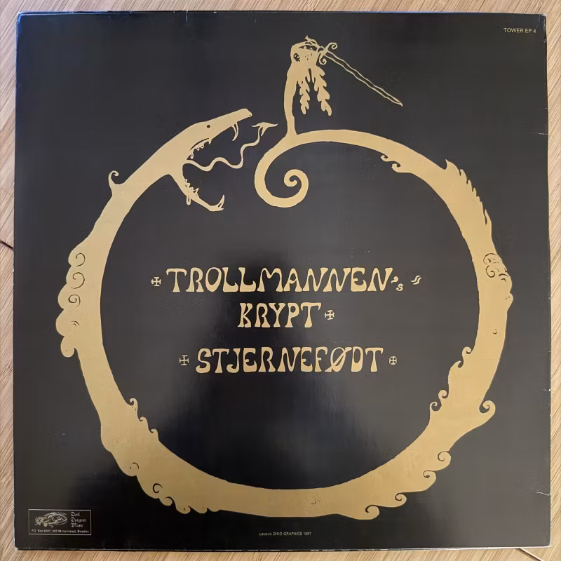 MORTIIS Stjernefødt (White vinyl) (Dark Dungeon - Sweden original) (VG+/NM) 12"