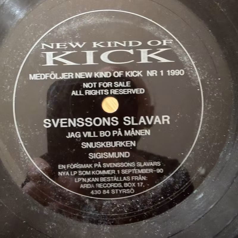 SVENSSONS SLAVAR Jag Vill Bo På Månen (Arda - Sweden original) (VG+) FLEXI 7"