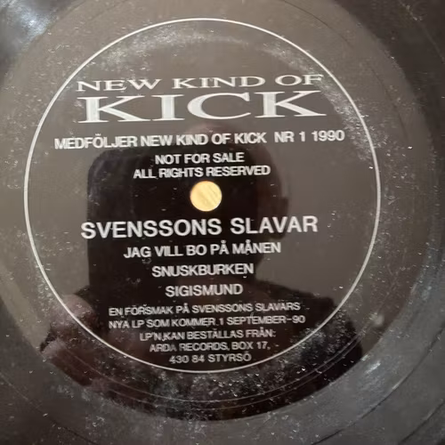 SVENSSONS SLAVAR Jag Vill Bo På Månen (Arda - Sweden original) (VG+) FLEXI 7"
