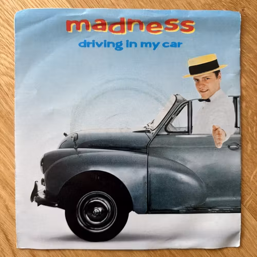 MADNESS Driving In My Car (Stiff - UK original) (VG+/EX) 7"