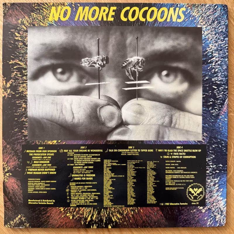 JELLO BIAFRA No More Cocoons (Alternative Tentacles - USA original) (VG+) 2LP