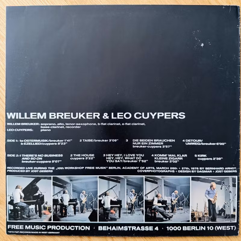 WILLEM BREUKER & LEO CUYPERS ...Superstars (FMP - Germany original) (VG+/EX) LP