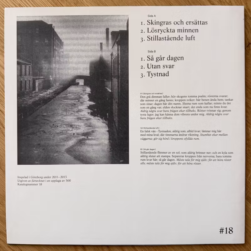 ÄTTESTUPA Musik För Tomma Rum (Järtecknet - Sweden original) (NM/EX) LP