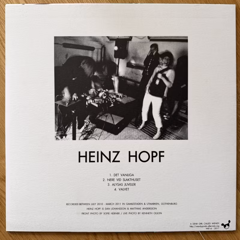 HEINZ HOPF Heinz Hopf (A Dear Girl Called Wendy - Italy original) (NM/EX) LP
