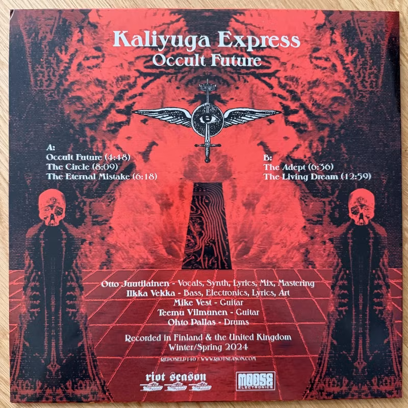 KALIYUGA EXPRESS Occult Future (Marble vinyl) (Riot Season - UK original) (EX/NM) LP