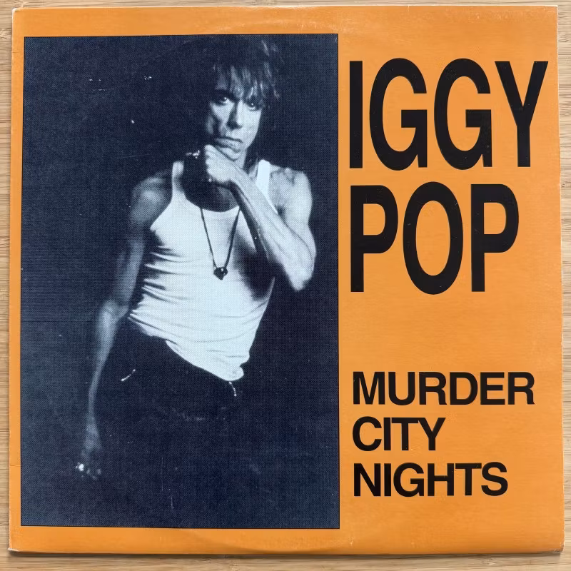 IGGY POP Murder City Nights (Revanche - France original) (VG+) LP