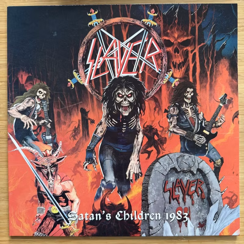 SLAYER Satan’s Children 1983 (Blue vinyl) (BC - USA original) (NM) LP