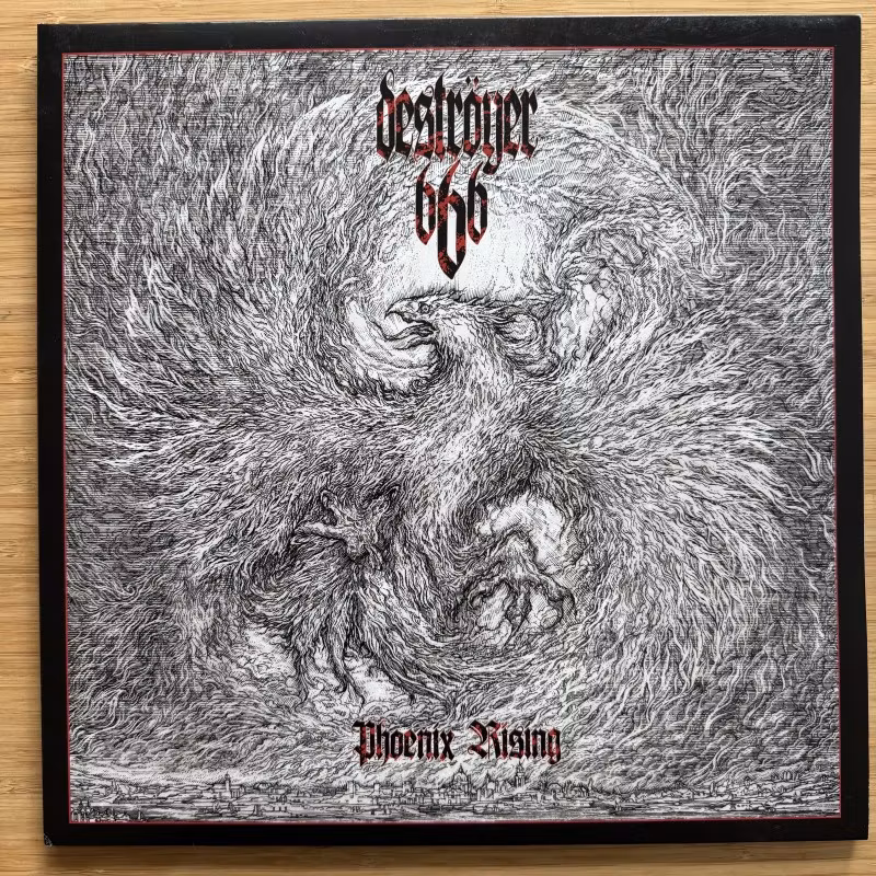 DESTRÖYER 666 Phoenix Rising (Marbled vinyl) (Season of Mist - Europe reissue) (EX/NM) LP
