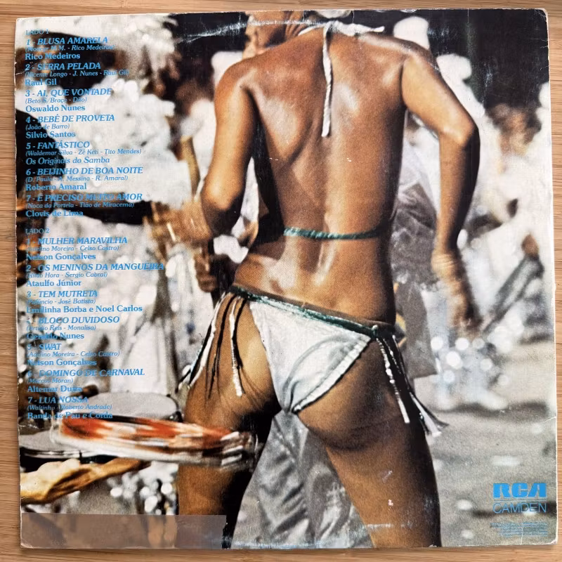 VARIOUS Carnaval Total (RCA Camden - Brazil original) (VG) LP