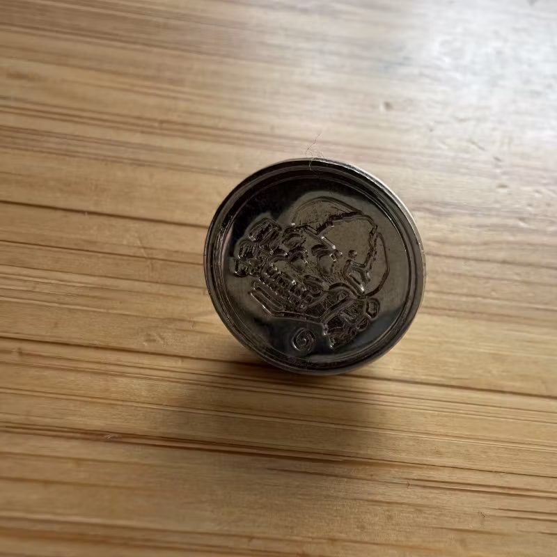DEATH IN JUNE Totenkopf (NM) METAL PIN