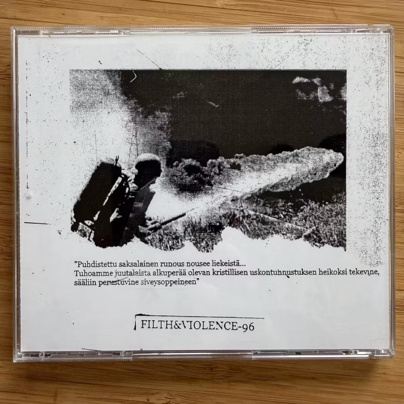 XENOPHOBIC EJACULATION Purity Through Fire (Filth And Violence - Finland original) (NM) CD