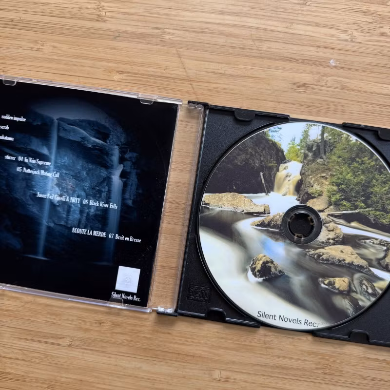 ECOUTE LA MERDE / ELMA / STIRNER / JASON EVIL COVELLI & NRYY Split (Silent Novels - Japan original) (EX) CDR