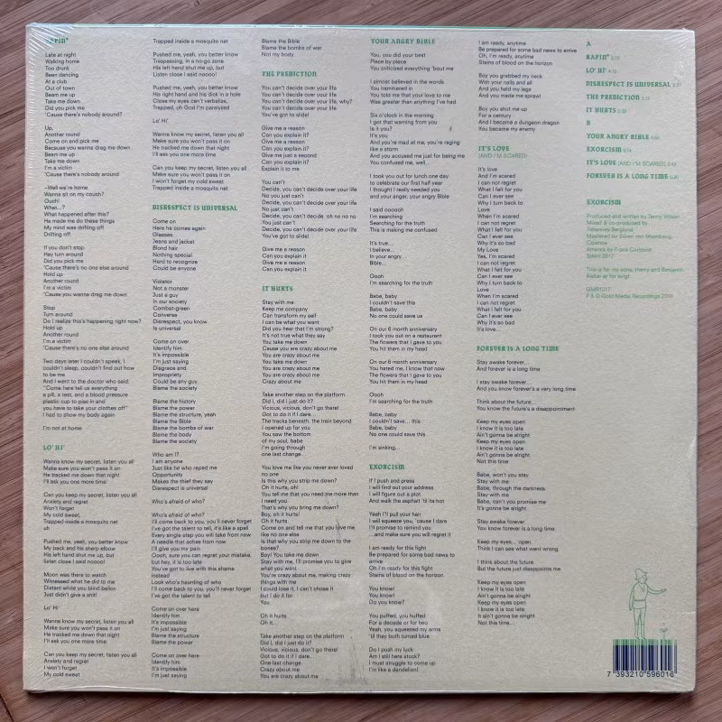 JENNY WILSON Exorcism (Gold Medal - Sweden original) (SS) LP
