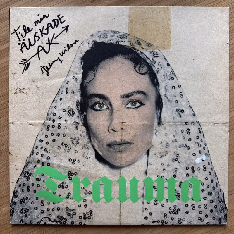 JENNY WILSON Trauma (Signed) (Gold Medal - Sweden original) (EX) LP