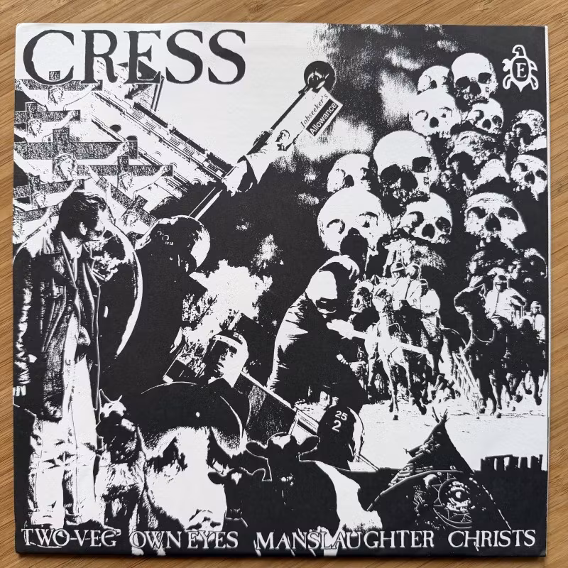 DOOM / CRESS Split (Flat Earth - UK original) (EX/VG+) 10"