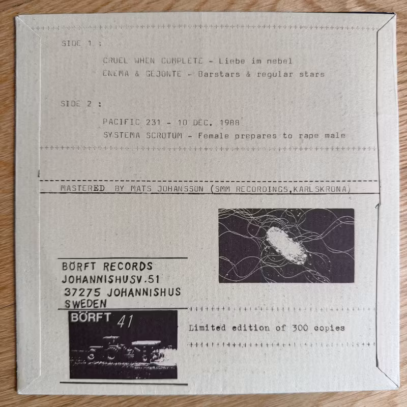 VARIOUS The Harvest Of The Arm (EX) 7"