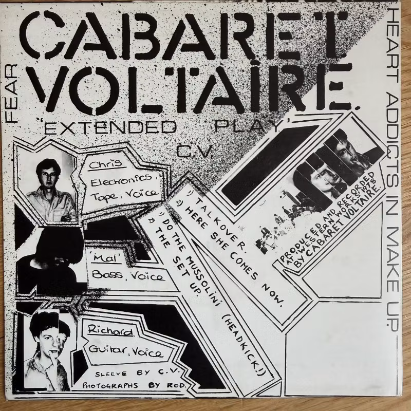 CABARET VOLTAIRE Extended Play (Rough Trade - UK original) (EX) 7"