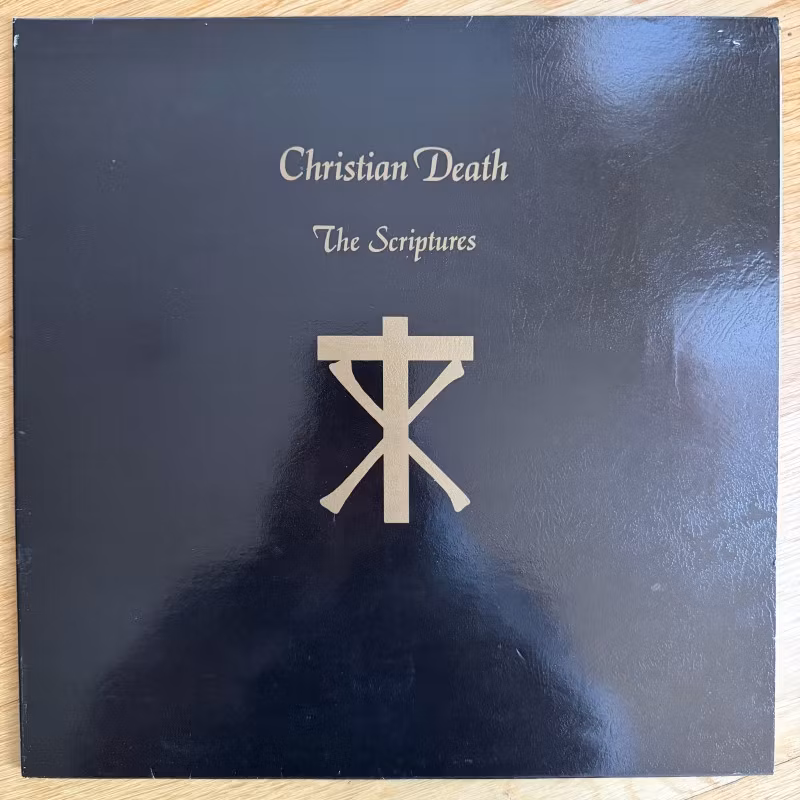 CHRISTIAN DEATH The Scriptures (Normal - Germany original) (VG+/EX) LP + 7"