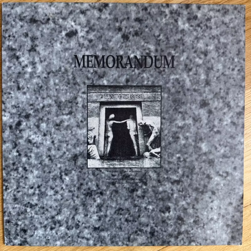MEMORANDUM Aux Morts (Cold Meat Industry - Sweden original) (EX/NM) LP