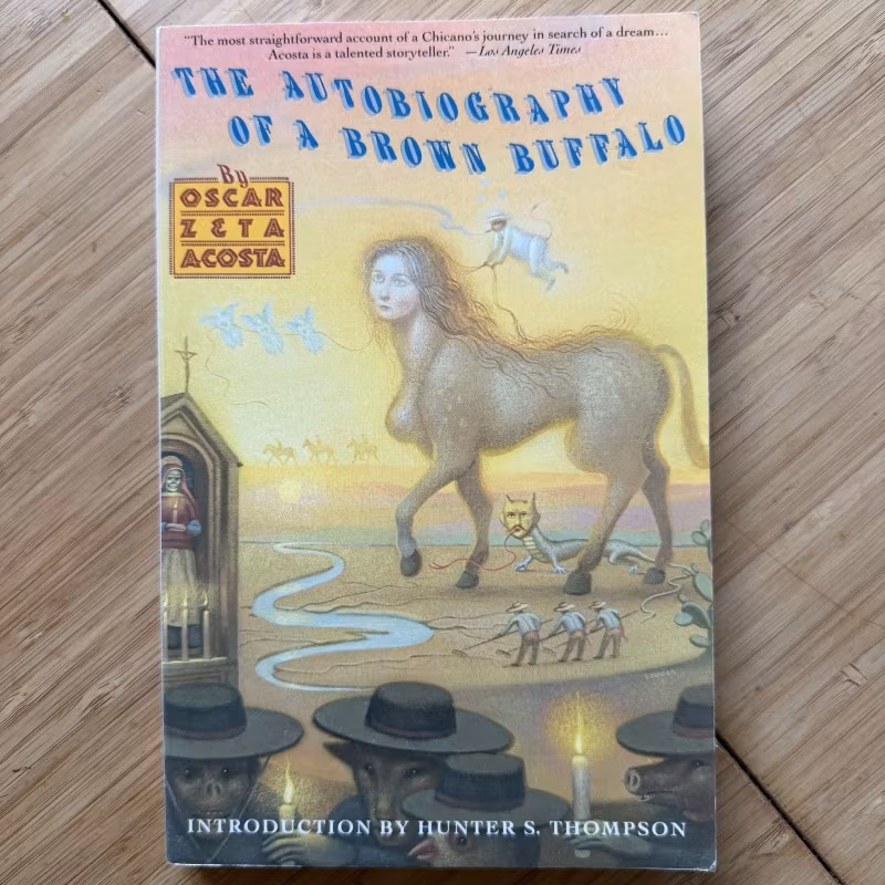 OSCAR ZETA ACOSTA The Autobiography of a Brown Buffalo (Vintage - USA) (EX) BOOK