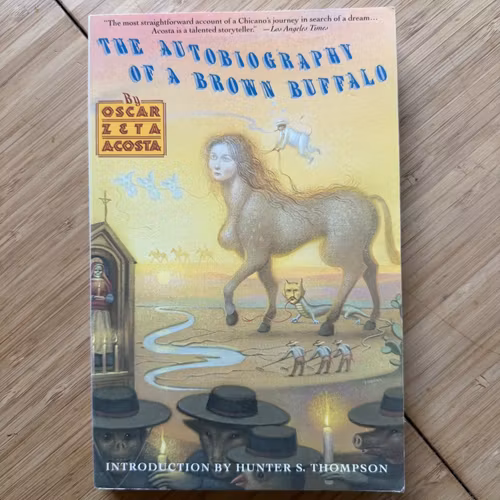 OSCAR ZETA ACOSTA The Autobiography of a Brown Buffalo (Vintage - USA) (EX) BOOK