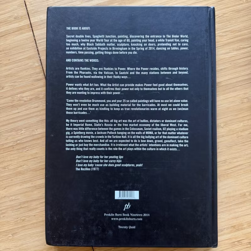 BILL DRUMMOND The 25 Paintings (Penkiln Burn - UK) (VG+) BOOK