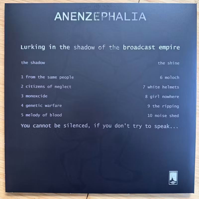 ANENZEPHALIA Lurking In The Shadow Of The Broadcast Empire (Tesco - Germany original) (NM) LP