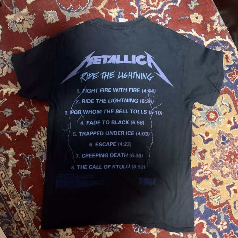 METALLICA Ride the Lightening (M) T-SHIRT