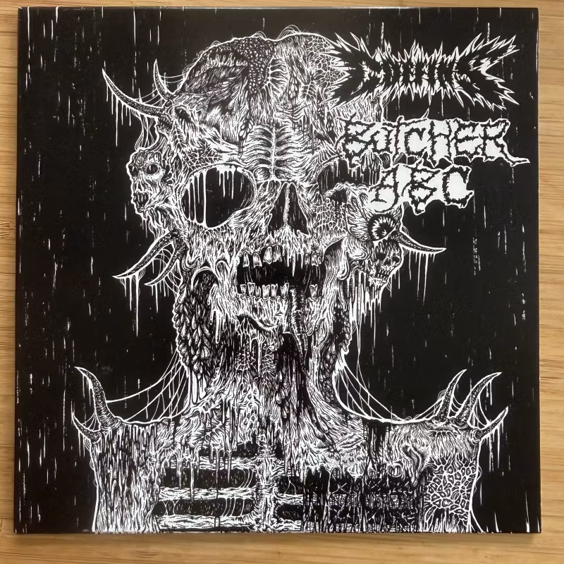 COFFINS / BUTCHER ABC Split (Obliteration - Japan original) (EX) 7"