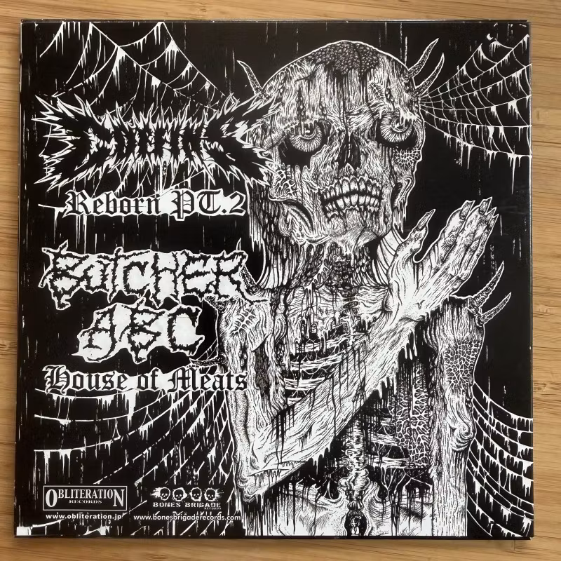 COFFINS / BUTCHER ABC Split (Obliteration - Japan original) (EX) 7"