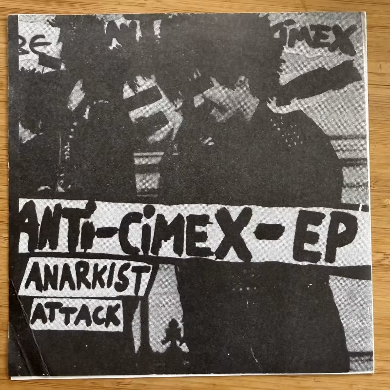 SHITLICKERS / ANTI CIMEX Split (No label - Finland reissue) (VG+/EX) 7"