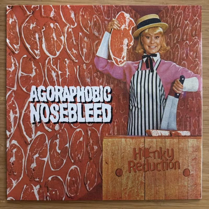AGORAPHOBIC NOSEBLEED Honky Reduction (Green vinyl) (Regurgitated Semen - Germany original) (EX) LP+7"