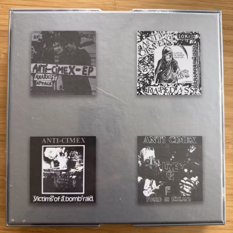 ANTI CIMEX The 7" EPs Collection (Die Hard edition) (Sonarize/Agipunk - USA, Europe reissue) (SS) 4x7" BOX