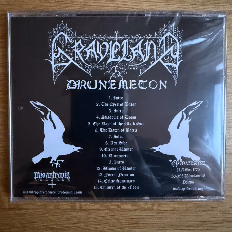 GRAVELAND Drunemeton (Misantropia - Finland reissue) (SS) CD