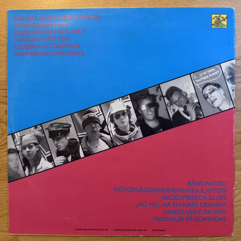 HARE KRISHNA BRASS BAND Båndaggel! -12 Kupletter (Signed) (Amöba - Sweden original) (VG+/NM) LP
