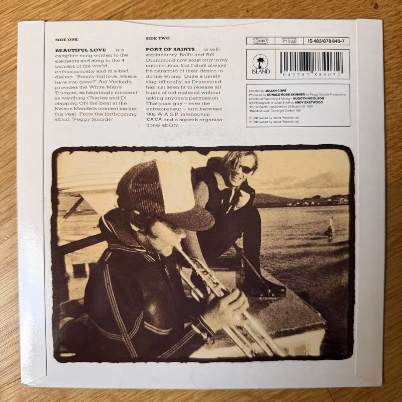 JULIAN COPE Beautiful Love (Island - UK original) (EX) 7"
