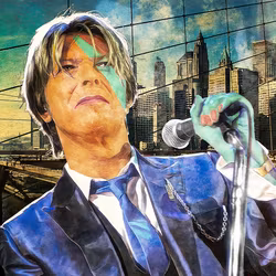 BOWIE - N.Y.C. (61x61 cm)