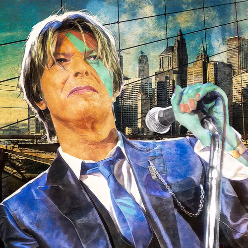 BOWIE - N.Y.C. (61x61 cm)