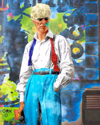BOWIE - Blue