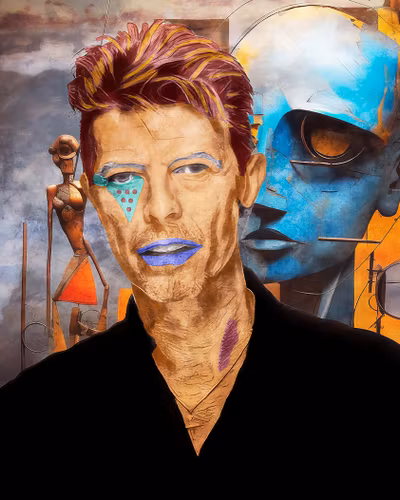 BOWIE - Blue Head
