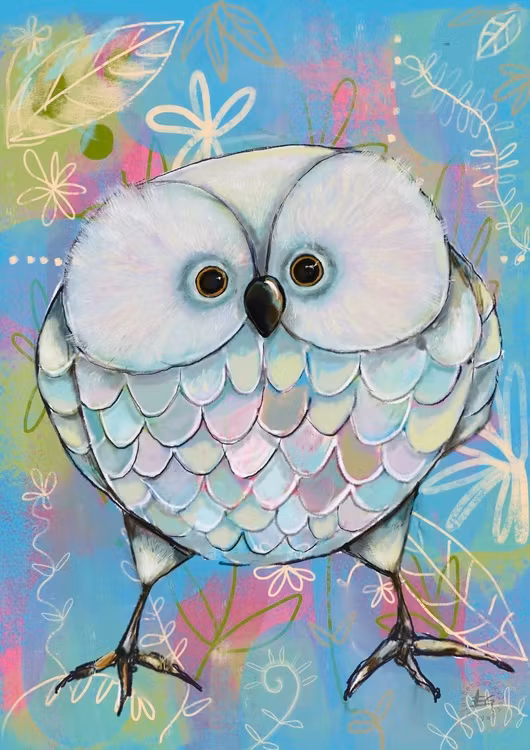 Happy owl