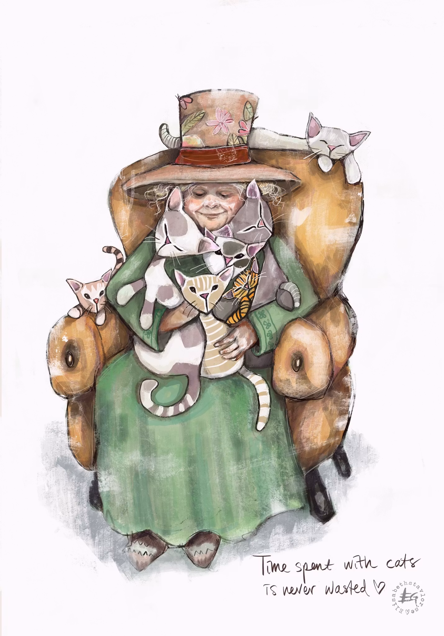 Time spent with cats is never waisted