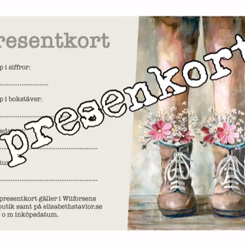 Presentkort till gårdsbutiken