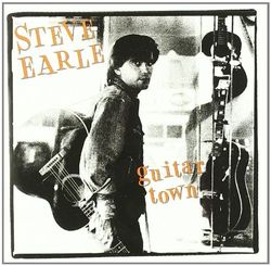 Steve Earle  ‎– Guitar Town Lp