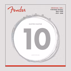 Fender 150R Ball End Gitarstrenger av Ren Nikkel, 10-46
