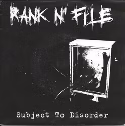 Rank N' File – Subject To Disorder | 7''