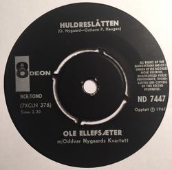 Ole Ellefsæter – Huldreslåtten | 7''
