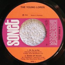The Young Lords – The Young Lords EP | 7''