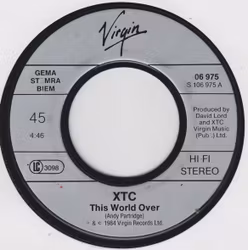 XTC – This World Over/ 7''